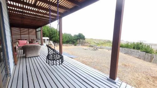 Pelluhue Casa | Casa Curanipe vista al mar independiente