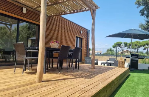 Aleria Casa | Casa Juliette Wooden house near the village and 5 min from the beach