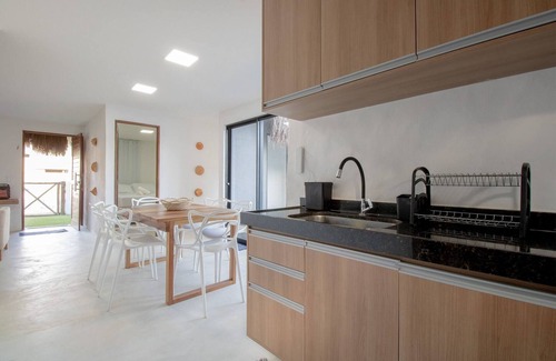 Tatuamunha Chalet De Esquí | Casa Milagres 03 suites a 300m de la playa