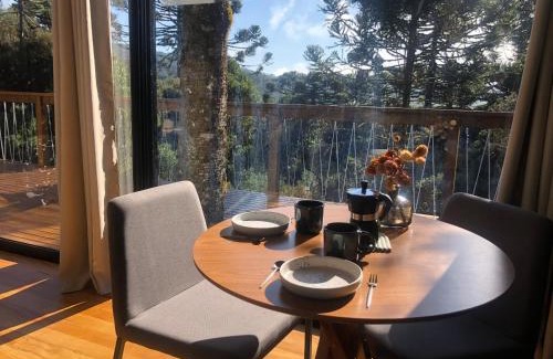 Vacas Gordas Cabina | Casa na árvore com banheira de imersão e lareira