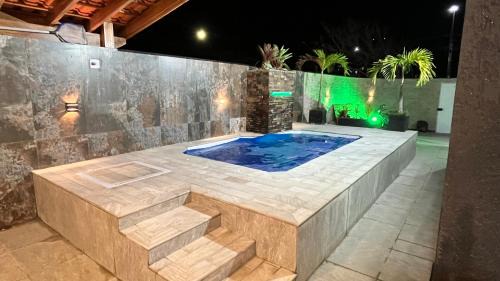 Centro Casa | Casa Pé na Areia com Piscina Climatizada