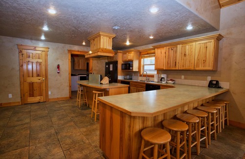 Cascade Casa | Cascade Multi-Family Cabin - 1 Block to Lake Cascade and Golf Course - Game room - Wood stove