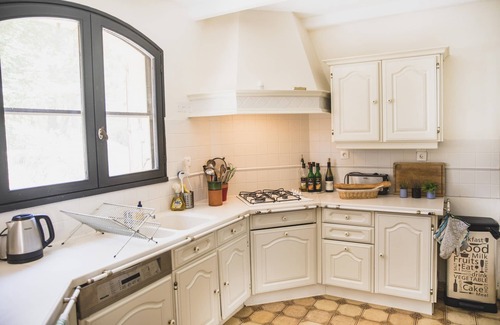 Castillon-du-Gard Casa | Castillon du Gard - Vista excepcional - Casa grande 6 habitaciones