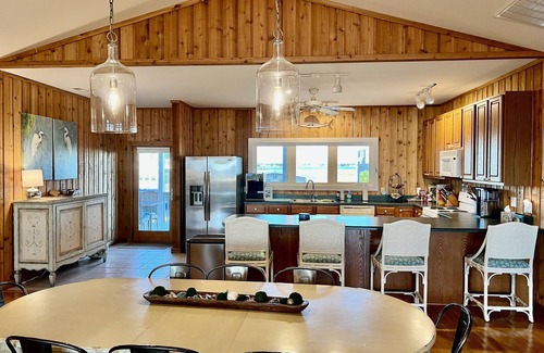 Caswell Beach Casa | CASWELL BEACH Oceanfront Home DOG FRIENDLY Linens/Beds Made BEACH AMENITIES