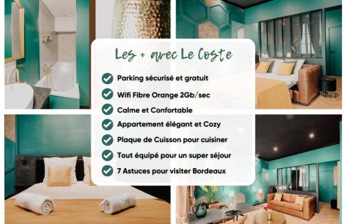 Grand Parc-Paul Doumer Apartamento | Central 1-Bedroom Apartment with Parking, Netflix and High-Speed Wi-Fi