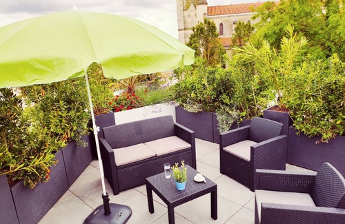 La Tremblade Apartamento | Apartamento céntrico con hermosa terraza amueblada.