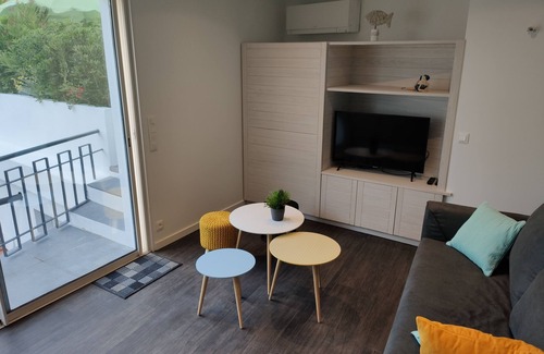La Tremblade Apartamento | Apartamento céntrico con hermosa terraza amueblada.