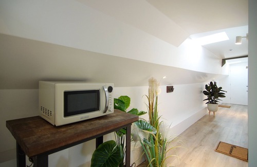 Spaarndammer en Zeeheldenbuurt Alquiler De Eote | ¡Estudio central y moderno en Eco-Houseboat!