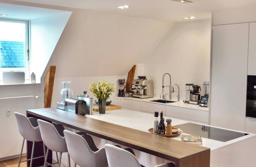 Copenhagen K Apartamento | Ático céntrico con terraza privada en la azotea