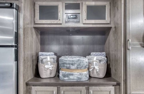 Tower District Casa | Cozy Retreat on Wheels: Charming RV Trailer