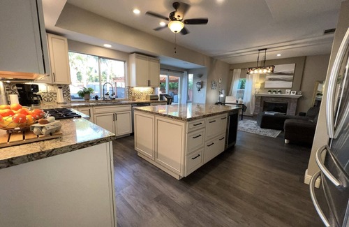 Temecula Casa | Centrally located beach-house themed resort style home with pool and hot tub