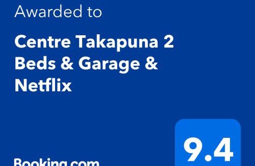 Takapuna Apartamento | Centre Takapuna 2 Beds & Garage & Netflix