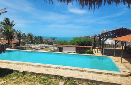 Canoa Quebrada Casa | Chácara Atlântica - Swimming pool and sea view, in the center of Canoa Quebrada