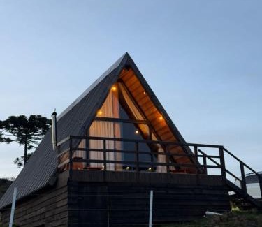 Bom Jardim da Serra Cabina | Chalé A-Frame da Fazenda
