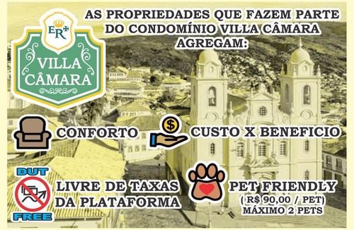 Diamantina Casa | Chalé Alto do Bandirinha