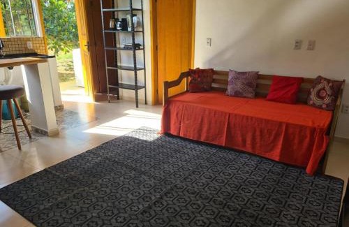 Caravelas Casa | Chalé Amarelo, conforto e muita natureza - Mar Doce!