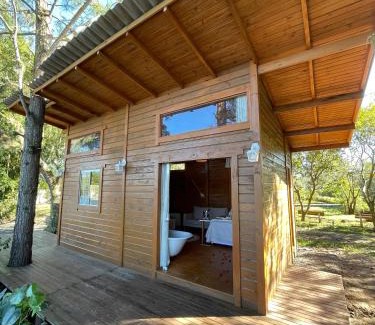 Passo de Torres Cabina | Chalé na praia e a beira do Rio Mampituba