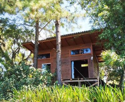Passo de Torres Cabina | Chalé na praia e a beira do Rio Mampituba