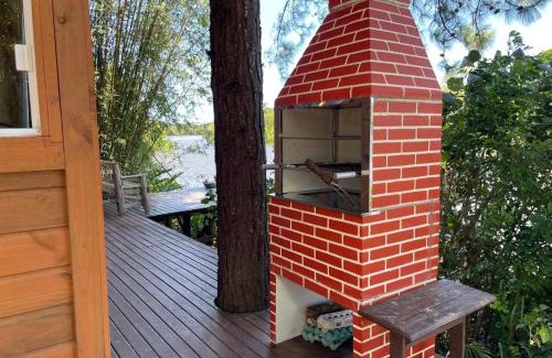 Passo de Torres Cabina | Chalé na praia e a beira do Rio Mampituba