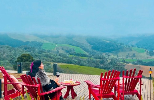 Alfredo Wagner Chalet De Esquí | Chalé na Serra Catarinense Refugio Mirante da Montanha
