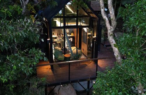 Rio das Pacas Chalet De Esquí | Chalé Sattva - Vista Mar - Florianópolis - SC - Brasil