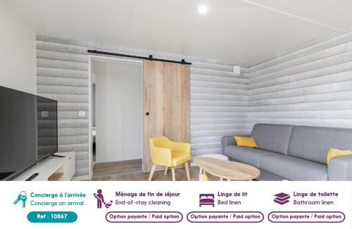 Bretignolles-sur-Mer Chalet De Esquí | Chalet climatisé pour 6- Piscine commune chauffée