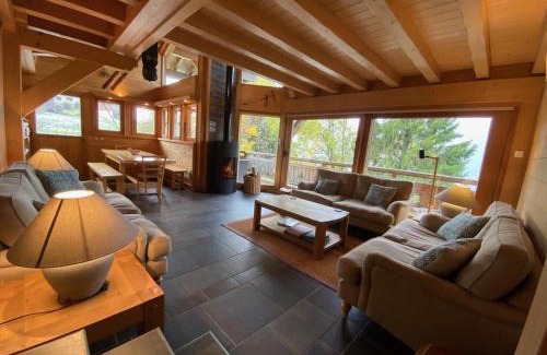 Les Carroz-d'Araches Chalet De Esquí | Chalet cosy 12 pers. à 1km des pistes, 5 ch., WiFi, cheminée, abri voiture - FR-1-572-30