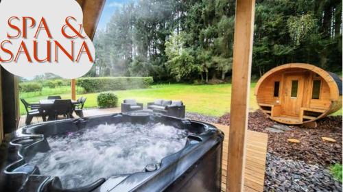 Anould Chalet De Esquí | Chalet cosy & confort haut de gamme - Sauna, Spa, Clim