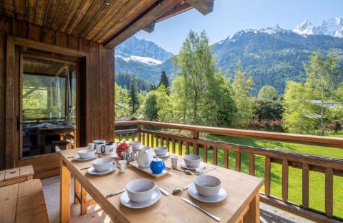 Chamonix-Mont-Blanc Chalet De Esquí | Chalet de l'aiguille with view on Mont Blanc