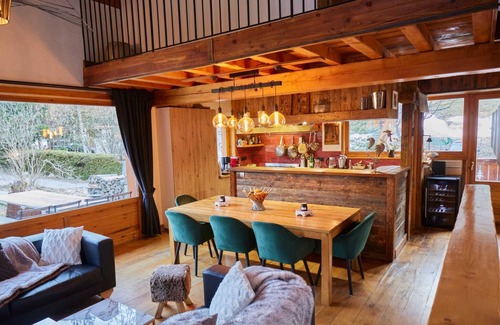 Le Raffort Chalet De Esquí | Chalet 'Duhoux' con vistas a la montaña, terraza privada y Wi-Fi