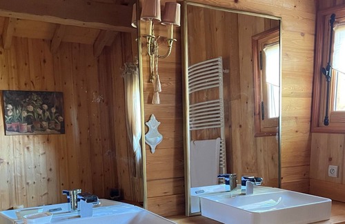 Mont-de-Lans Chalet De Esquí | Chalet en Pierres et Bois, Jacuzzi
