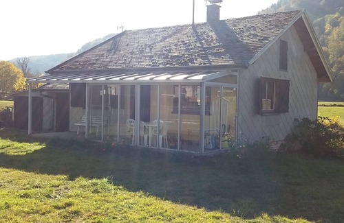 Kruth Casa | Chalet House cabaña 12 personas con gran salón cerrado.