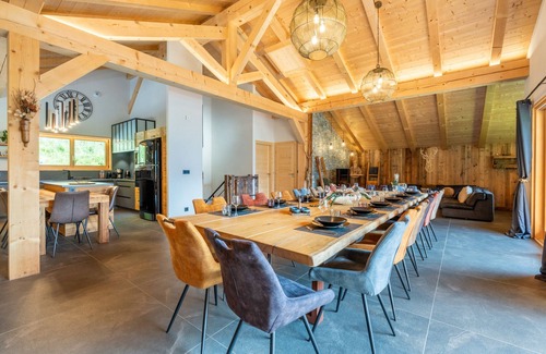 Entremont Chalet De Esquí | Chalet La Ferme d'Aimé 15 personnes proche station