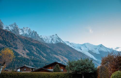 Les Praz-de-Chamonix Apartamento | Chalet la Pagode, vue Mont-Blanc et jardin privé