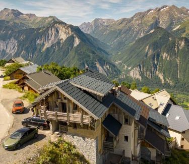 Villard-Reculas Chalet De Esquí | Chalet Le Perchoir, Spa, Sauna, sur les pistes