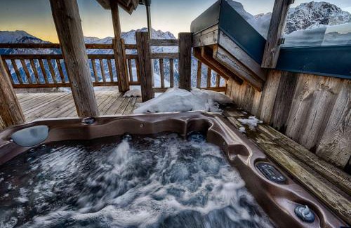 Villard-Reculas Chalet De Esquí | Chalet Le Perchoir, Spa, Sauna, sur les pistes