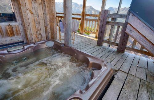 Villard-Reculas Chalet De Esquí | Chalet Le Perchoir, Spa, Sauna, sur les pistes