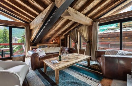 Val-d'Isere Chalet De Esquí | Chalet luxueux avec 5 chambres, hammam, cheminée et grande terrasse au cœur de Val d'Isère - FR-1-567-34