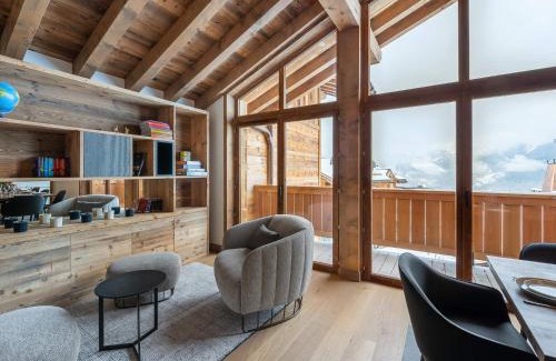 Saint-Maximin Chalet De Esquí | Chalet neuf avec piscine, sauna et proche des pistes à Courchevel Village - FR-1-562-49