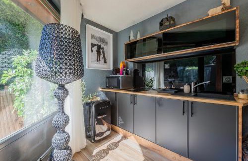 Demi-Quartier Apartamento | Chalet studio Megève enface des remontées mécaniques et parking gratuit
