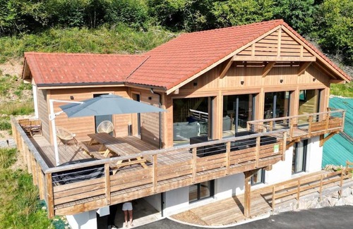 Gerardmer Chalet De Esquí | Chalet Victorine, vue imprenable avec spa