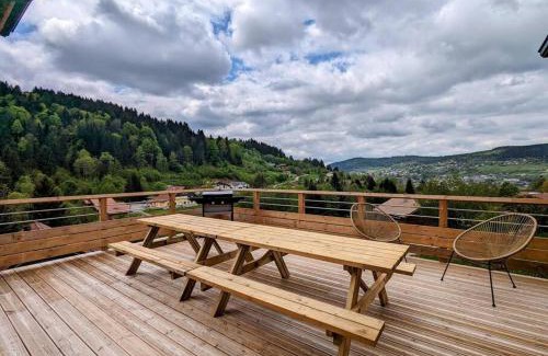 Gerardmer Chalet De Esquí | Chalet Victorine, vue imprenable avec spa