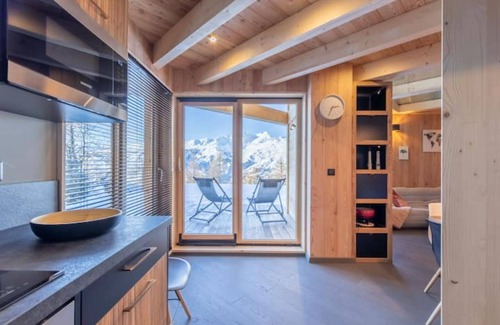 Arc-1600 Chalet De Esquí | Chalet Vue Extraordinaire Sauna & Piscine