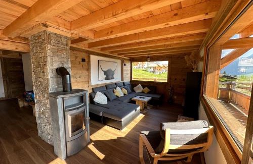 Combloux Apartamento | Chalet vue Mont Blanc avec jacuzzi extérieur