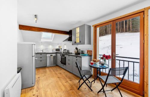 Les Gets Chalet De Esquí | Chalet white Horizon lodge