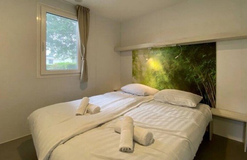 Dordtse Biesbosch Chalet De Esquí | Chalet with 2 bedrooms and a terrace