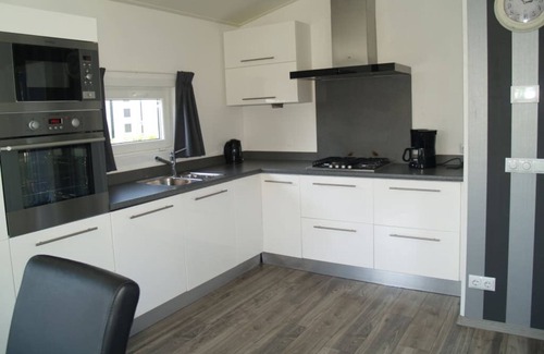 Dordtse Biesbosch Chalet De Esquí | Chalet with 3 bedrooms and furnished garden