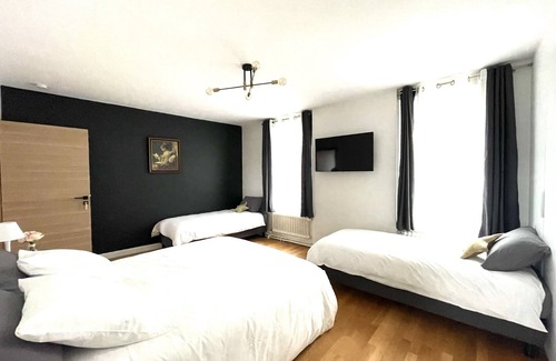 Saint-Germain-sur-Morin Cama Y Desayuno | Chambre Quadruple Avec Salle de Bains Privative à 10 Minutes de Disneyland Paris