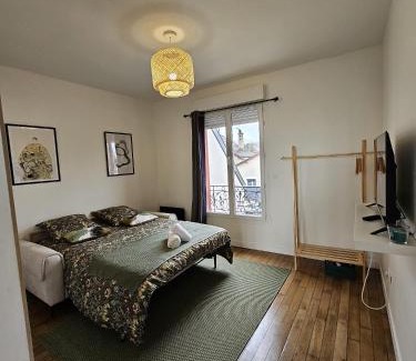 Pierrefitte-sur-Seine Casa | Chambre verte proche de stade de France