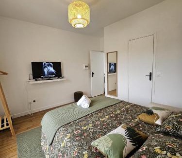 Pierrefitte-sur-Seine Casa | Chambre verte proche de stade de France